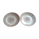 2 assiettes terre de fer model Brienne . HB& cie