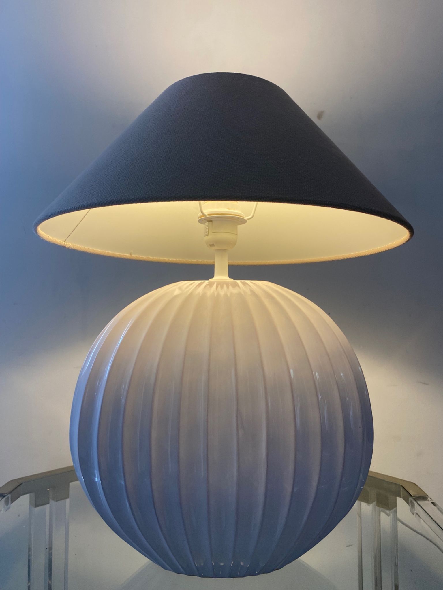 Vintage lamp Koralcoa ceramic 70s