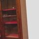 Louis Philippe display case in mahogany and mahogany veneer 19th century
