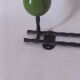 Vintage ball and metal coat racks