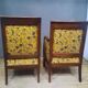 Fausse paire de bergere d epoque restauration