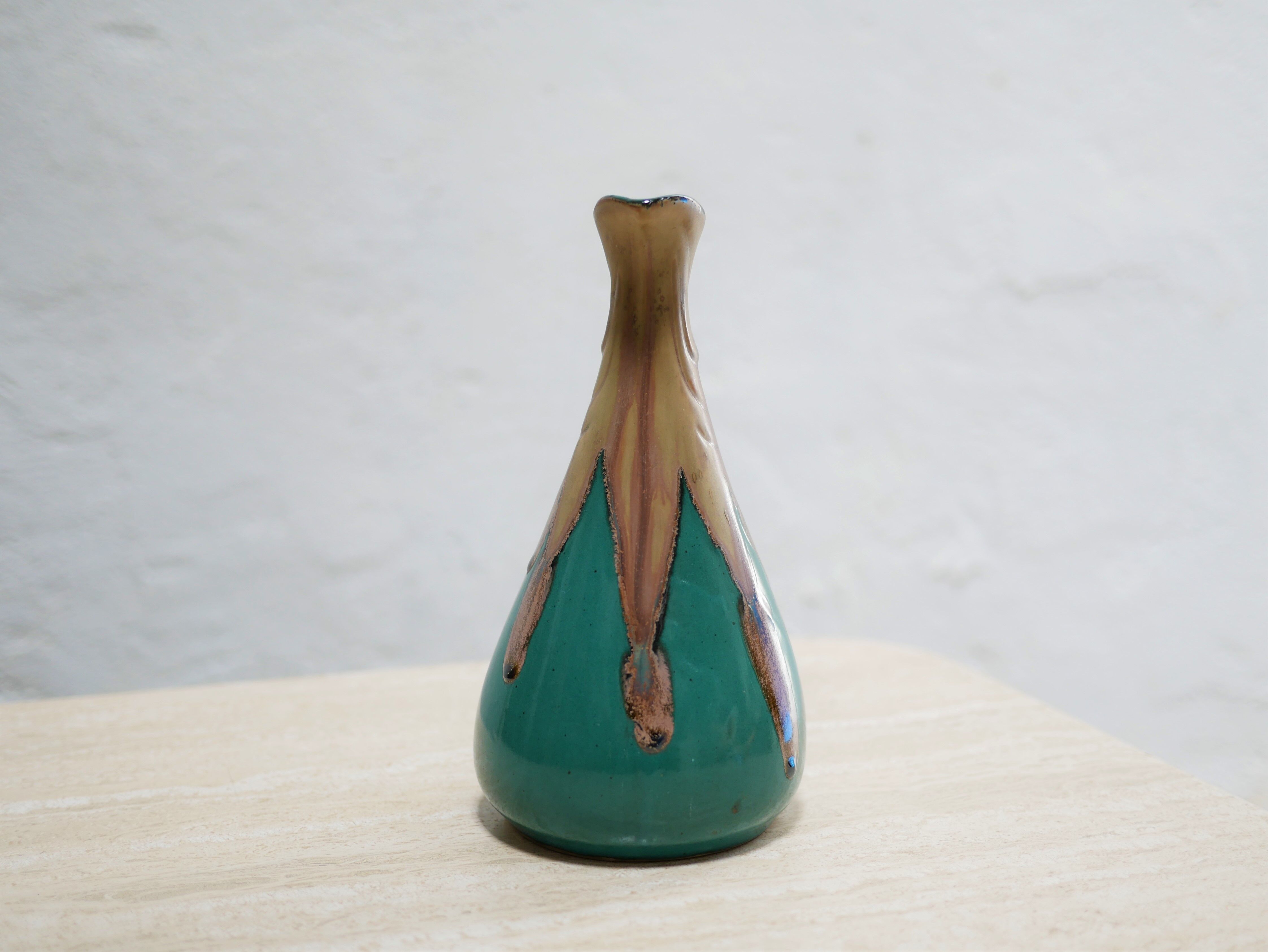 Vintage ceramic liquor decanter by the Denbac manufacture