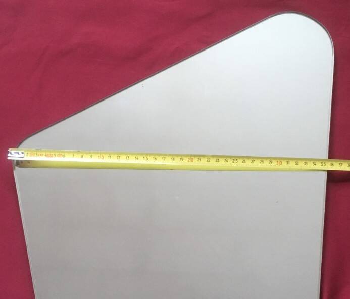 Trapezoidal mirror 75 x 35 - 1960s