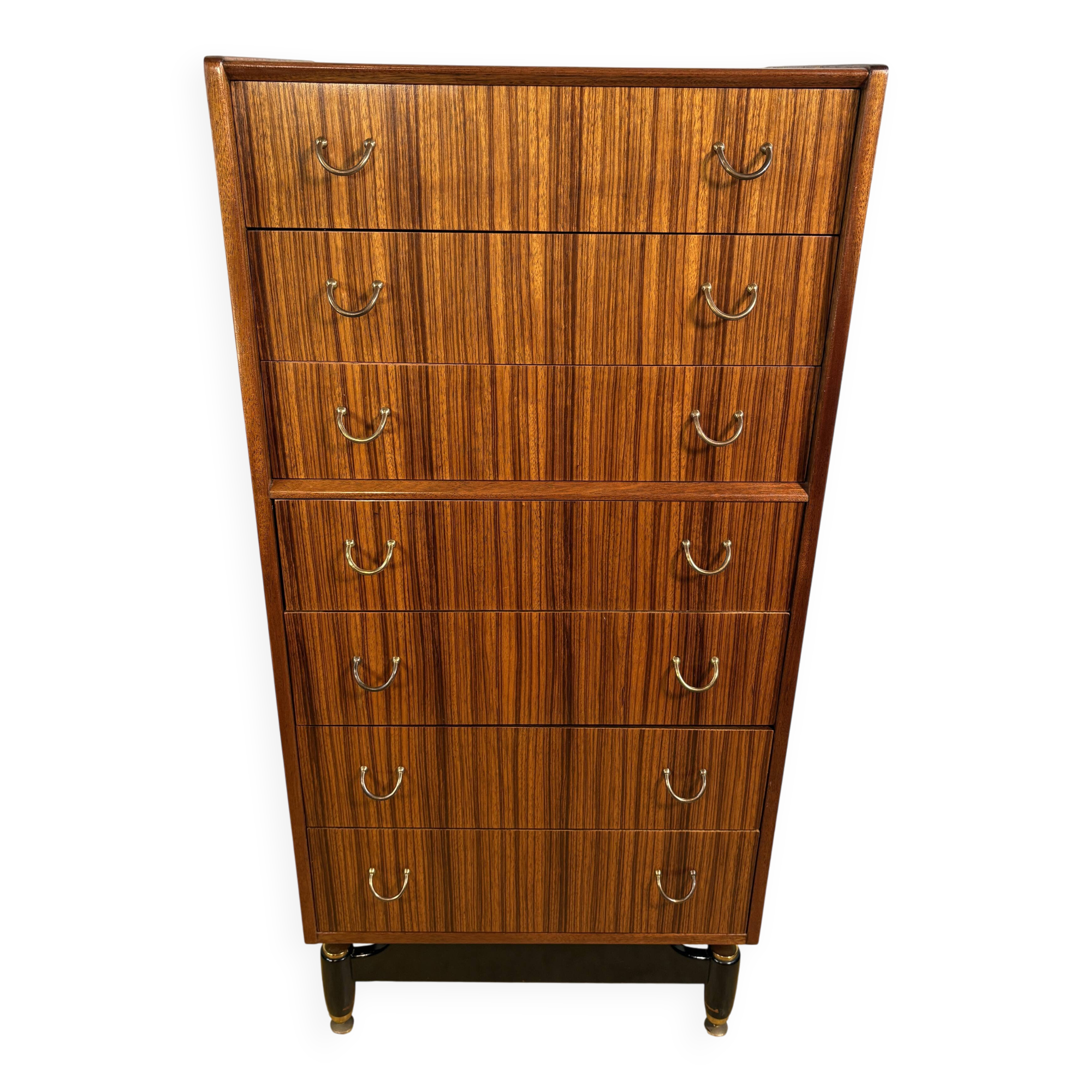 Mid Century Retro Vintage G-Plan Librenza Teak Wood Tallboy 1950s  E.Gomme