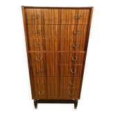 Mid Century Retro Vintage G-Plan Librenza Teak Wood Tallboy 1950s  E.Gomme