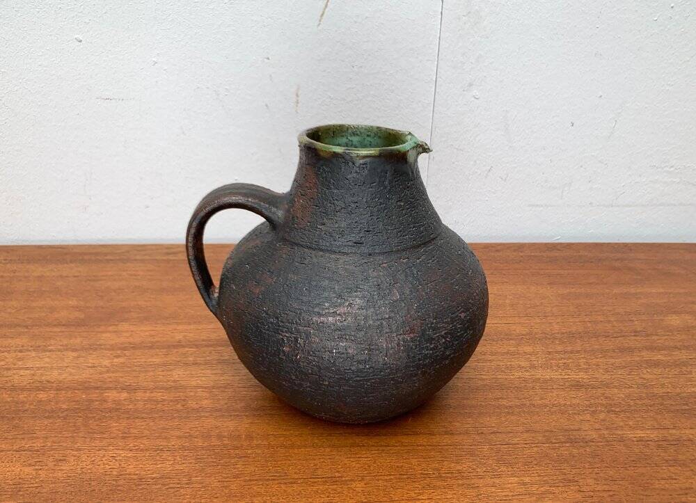 Large Vase Carafe from Brutalist Studio Mid-Century by Gerhard Liebenthron, Germany, 1960s