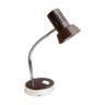 Vintage desk lamp adjustable brown lacquered metal - 1970