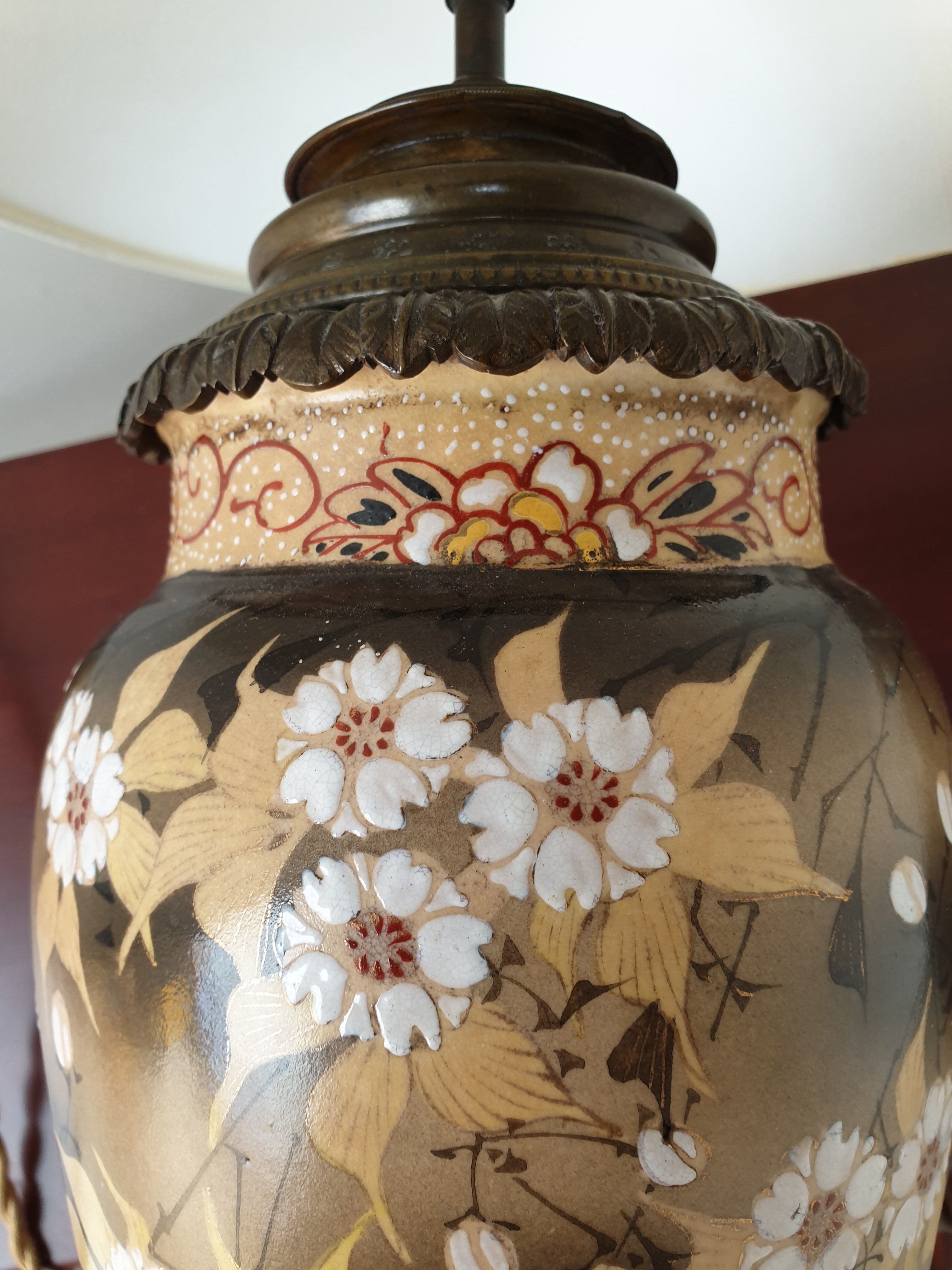 Japanese Art Nouveau lamp