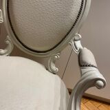 Authentic Napoleon III medallion armchair