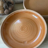 Set of 8 dessert plates in Sarreguemines stoneware