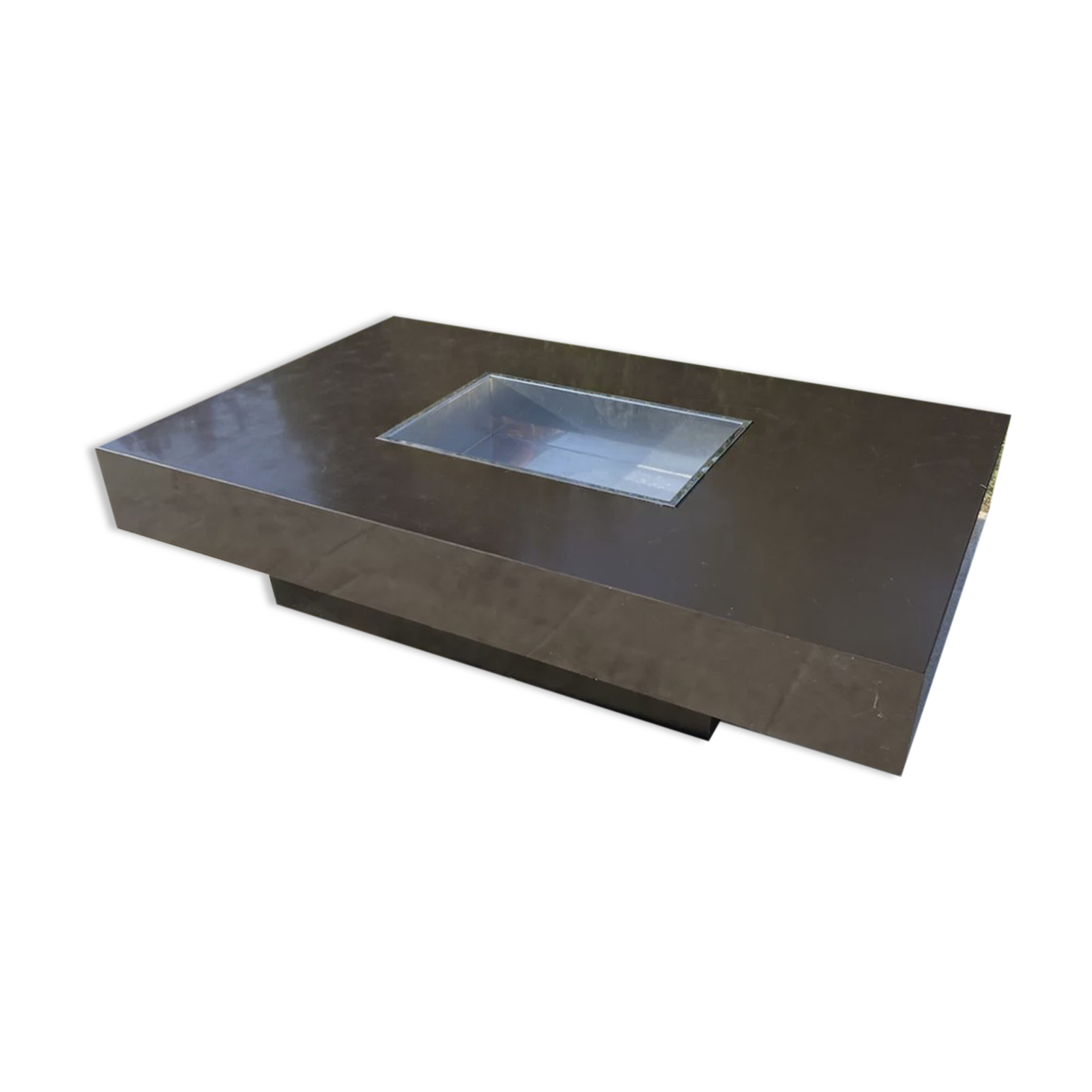 Coffee table bar by Willy Rizzo