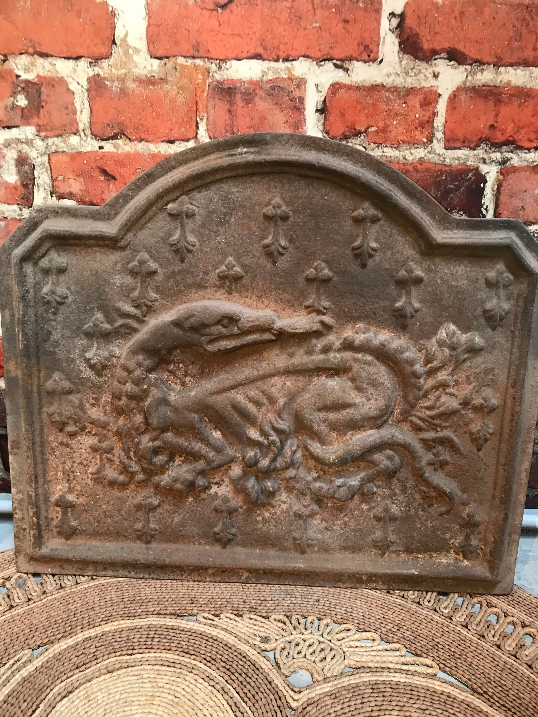 Plaque de cheminée