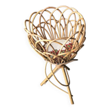 Rattan plant holder