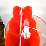 Wall lamp teddy bear plastic design 70s - 80s