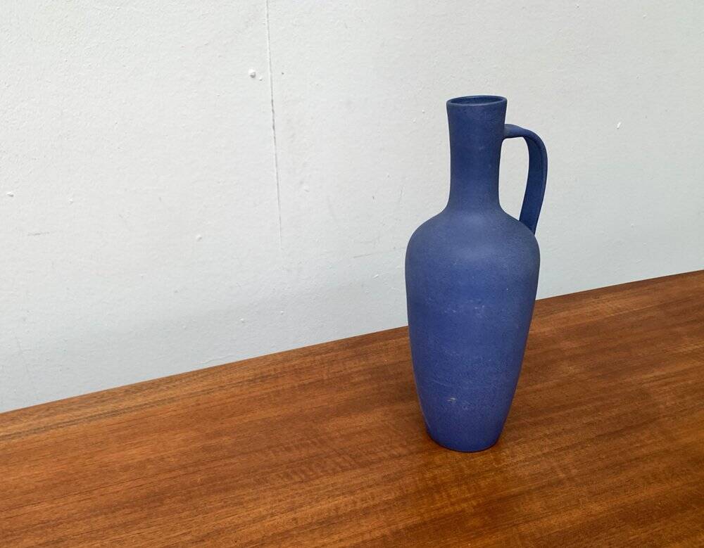 Mid-century minimalist ceramic carafe vase by WGP West German from Marschner Kunsttöpferei, 1960s.