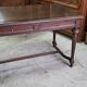Table bureau 2 tiroirs en chene du xix ème siecle