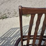 Set 4 vintage Triconfort France adjustible 1960s deckchair