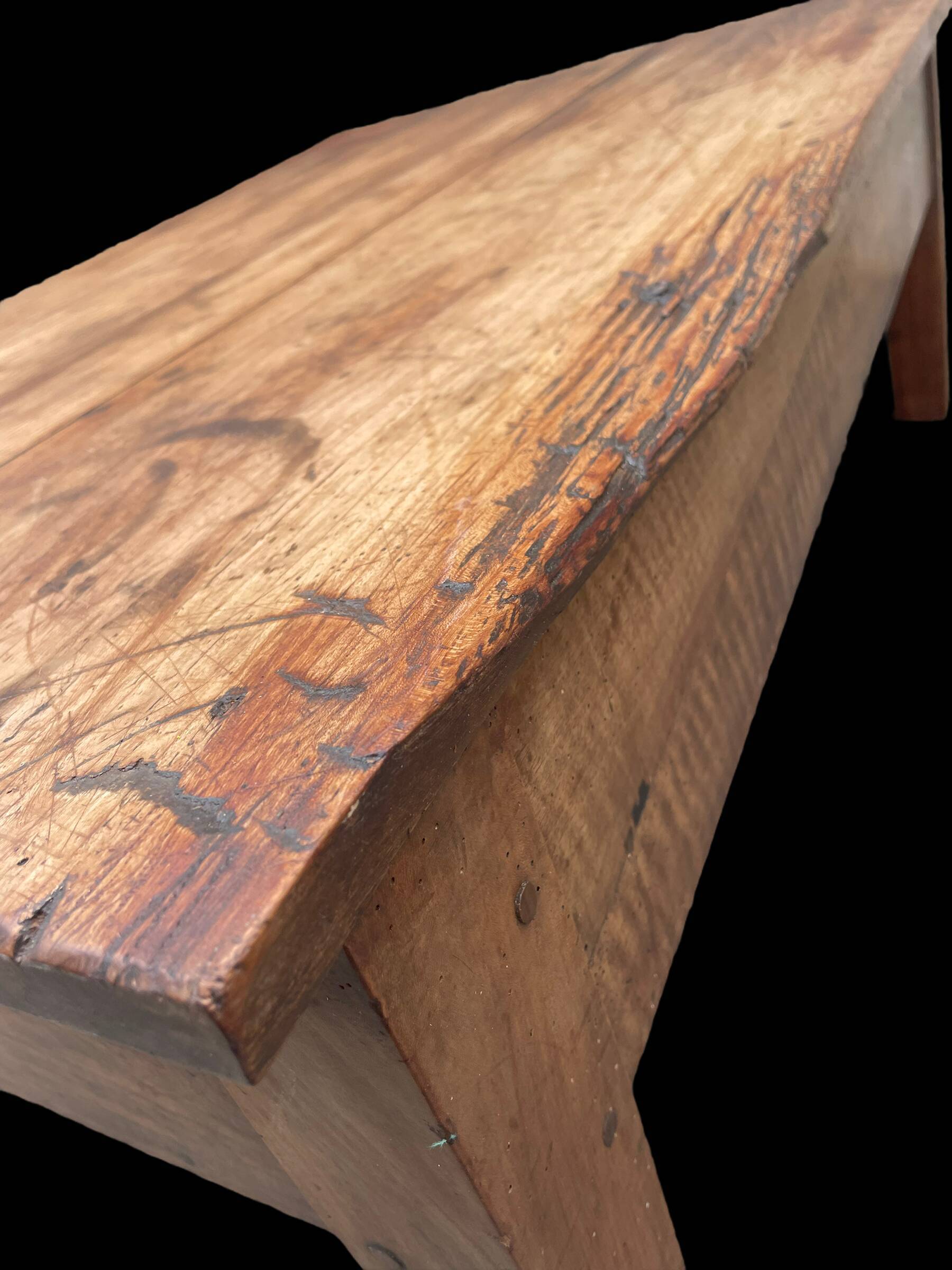 Table basse rustique 2 tiroirs