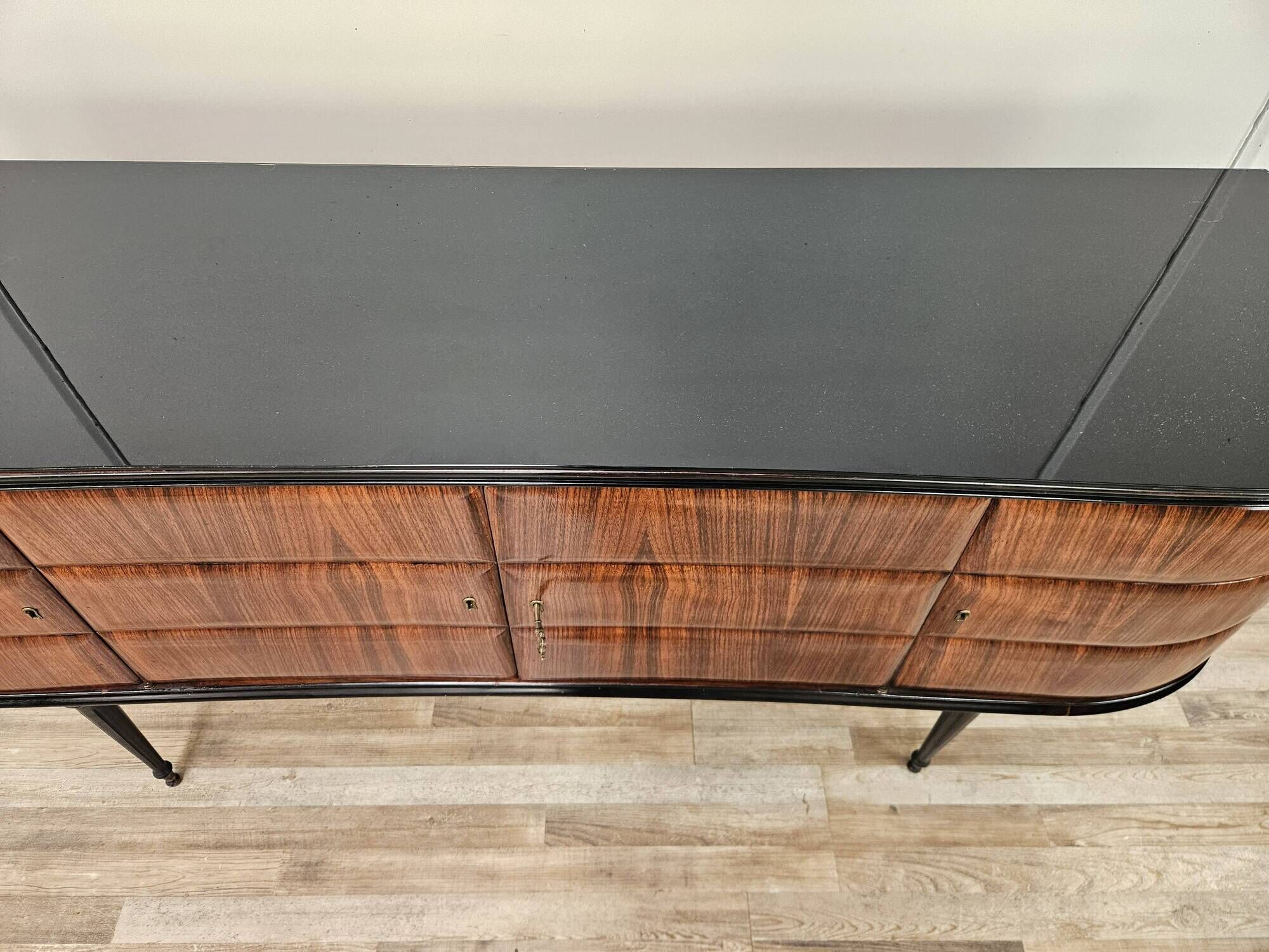 Mobile bar sideboard by Vittorio Dassi from the 1950s