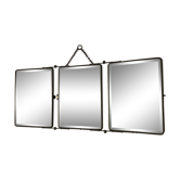 Mirror triptych purple Barber 25 x 60 vintage 1930