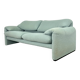 Canapé Cassina Maralunga turquoise / vert conçu par Vico Magistretti