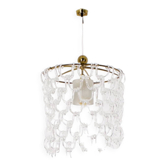 Lustre en Murano style Angelo Mangiarotti.