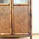 Armoire vitrée en bambou et cannage