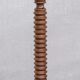 Art deco french turned oak floor lamp