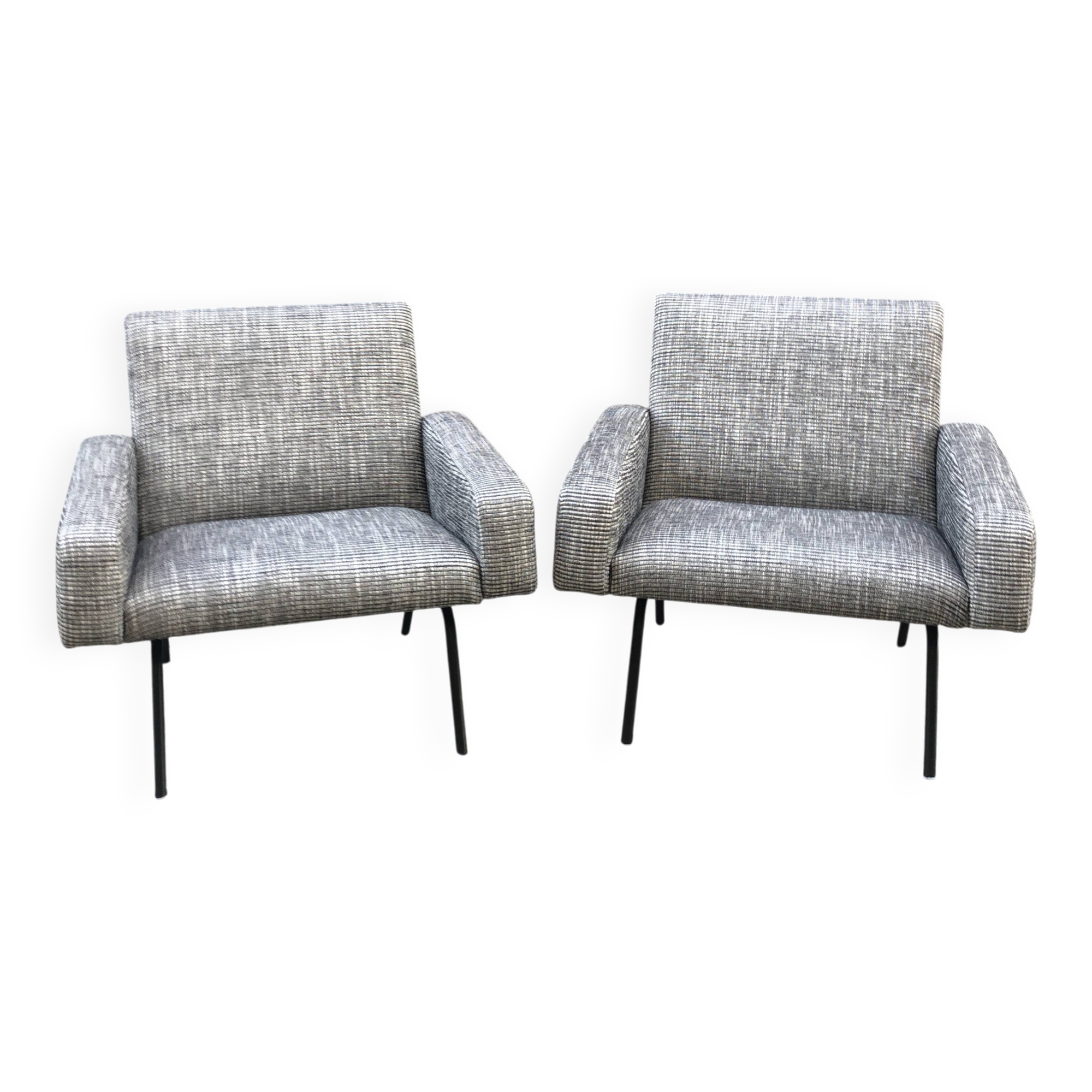 Paire de fauteuils 743 Joseph andré Motte Steiner