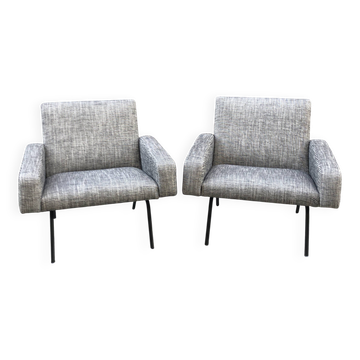 Pair of armchairs 743 Joseph André Motte Steiner