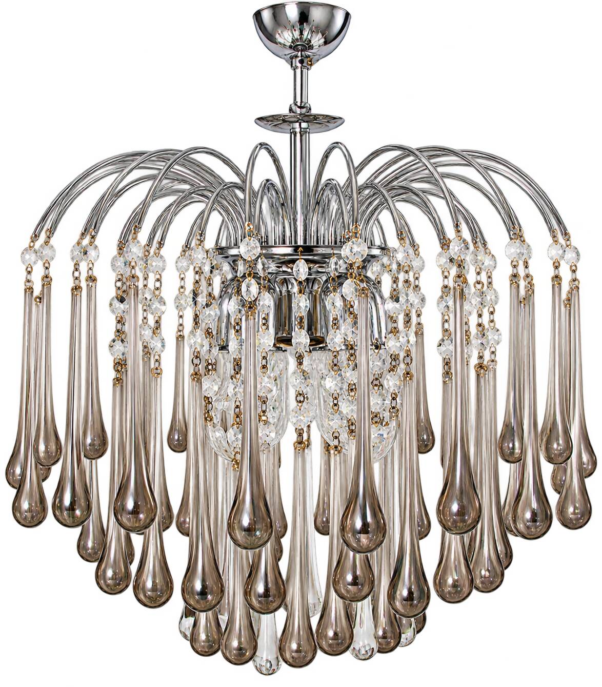 An original Paolo Venini Murano chandelier, Italy, 1970s.