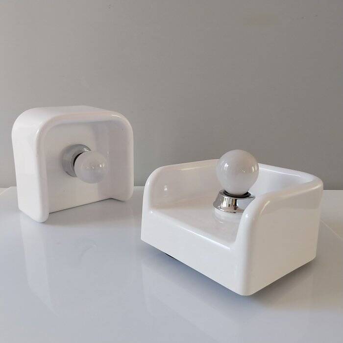 Italian wall sconces by Makio Nasuike for Guzzini