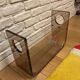 Michel Dumas two-tone plexiglass magazine holder