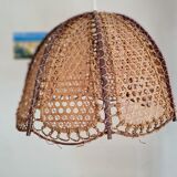 Wicker pendant light