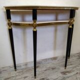 Vintage Italian half-moon console