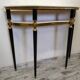 Vintage Italian half-moon console