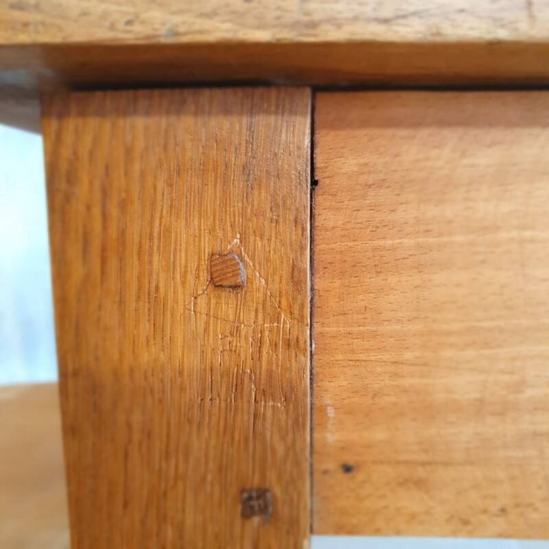 Farm table - 2m40 - 2 drawers