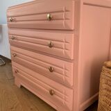 Vintage dresser pink blush