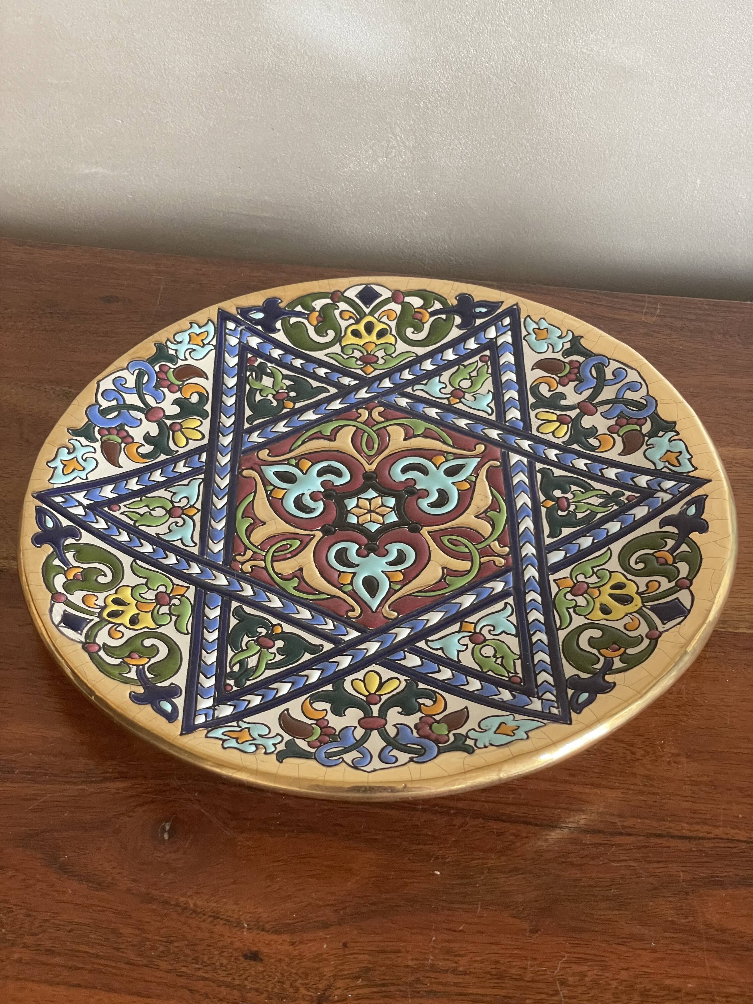 Ceramic plate Seville