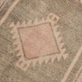 3x12 Pale Red Brown Vintage Runner Rug 80x380Cm SK 21977