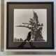 Silver photography Ceremonial character with headdress 44x44 cm