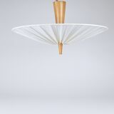 J.T. Kalmar Vienna „Dorn“ Midcentury Ceiling Lamp Flush Mount Uplight, 1950