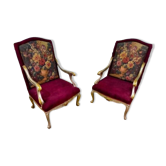 Louis XV style armchairs