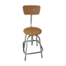 Stool with industrial back