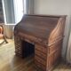 Antique American desk with curtain – original model from the 1920s/30s.