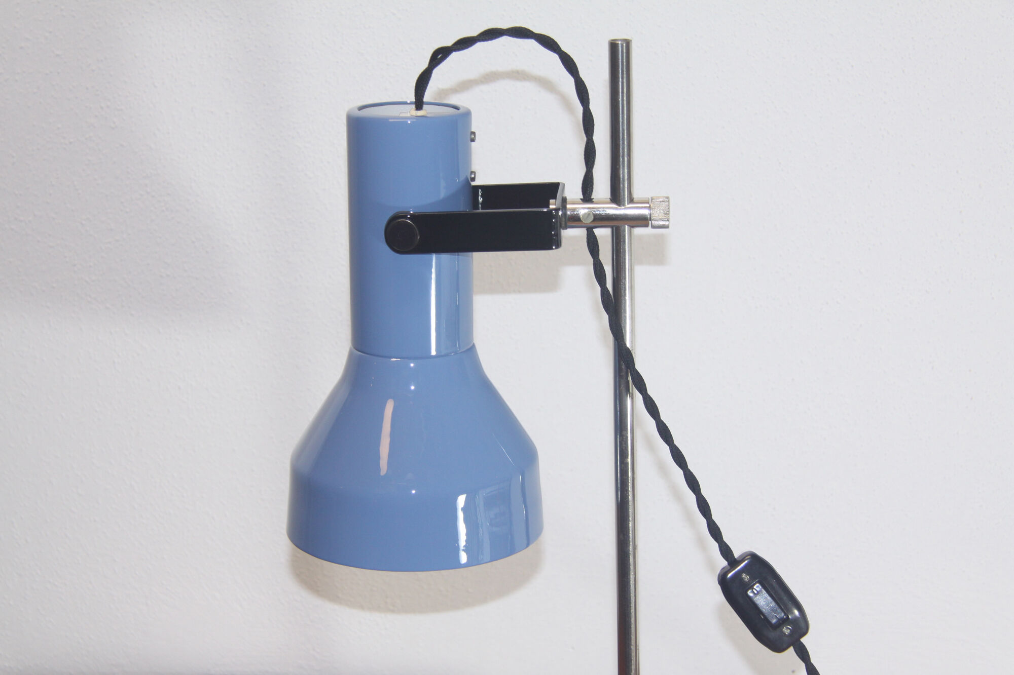 Blue table lamp, 70's