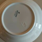 Hollow plates series of six earthenware from Longchamp décor Simone