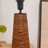 Wicker lamp base
