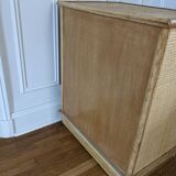 Rattan and wicker chest of drawers