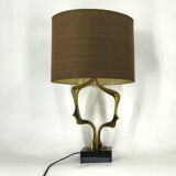 Bronze table lamp by Willy Daro, 1970s